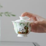 Panda Climbing Bamboo Thin-Bodied Gaiwan