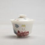 Hand-Painted Little Rabbit Gaiwan